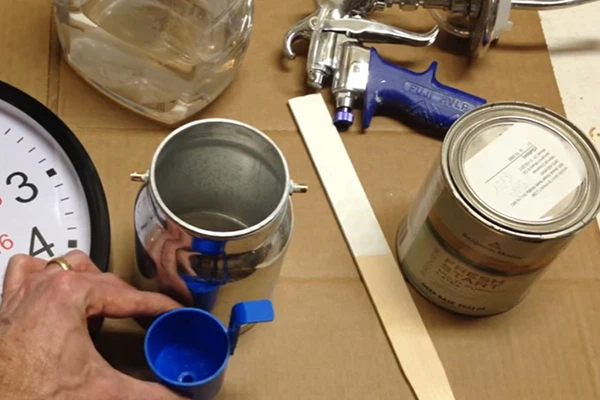 Thin Paint for a Spray Gun